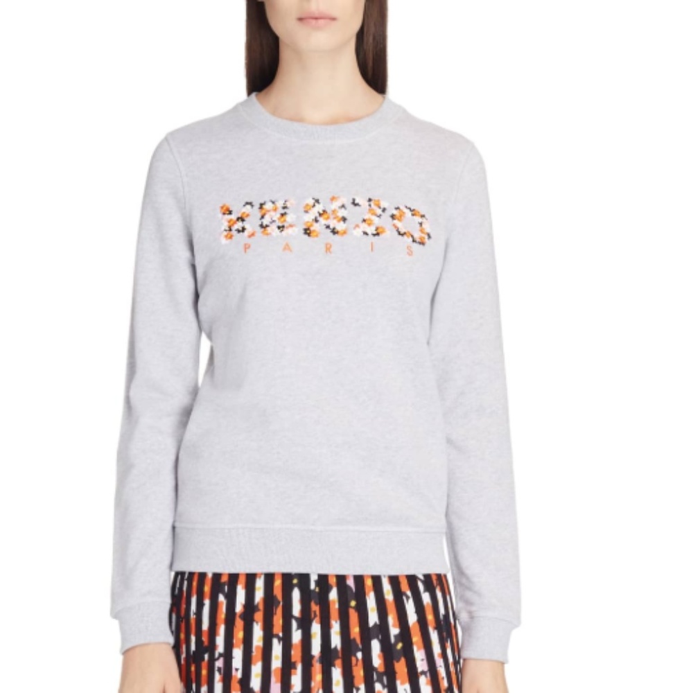 KENZO Classic Logo Embroidered Sweatshirt
